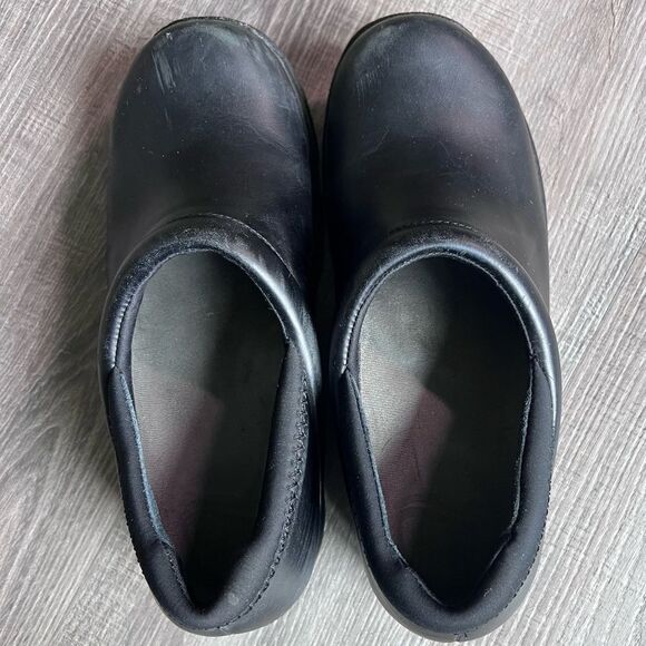 DANSKO black leather clogs - Picture 4 of 5